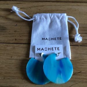 Machete Clare Earrings French Coast Blue